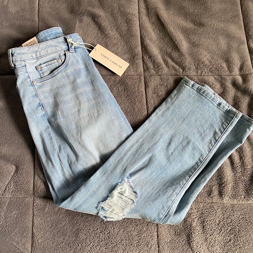 Vince Camuto Straight Leg Jeans